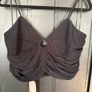 Abercrombie & Fitch Ruched O-Ring Top